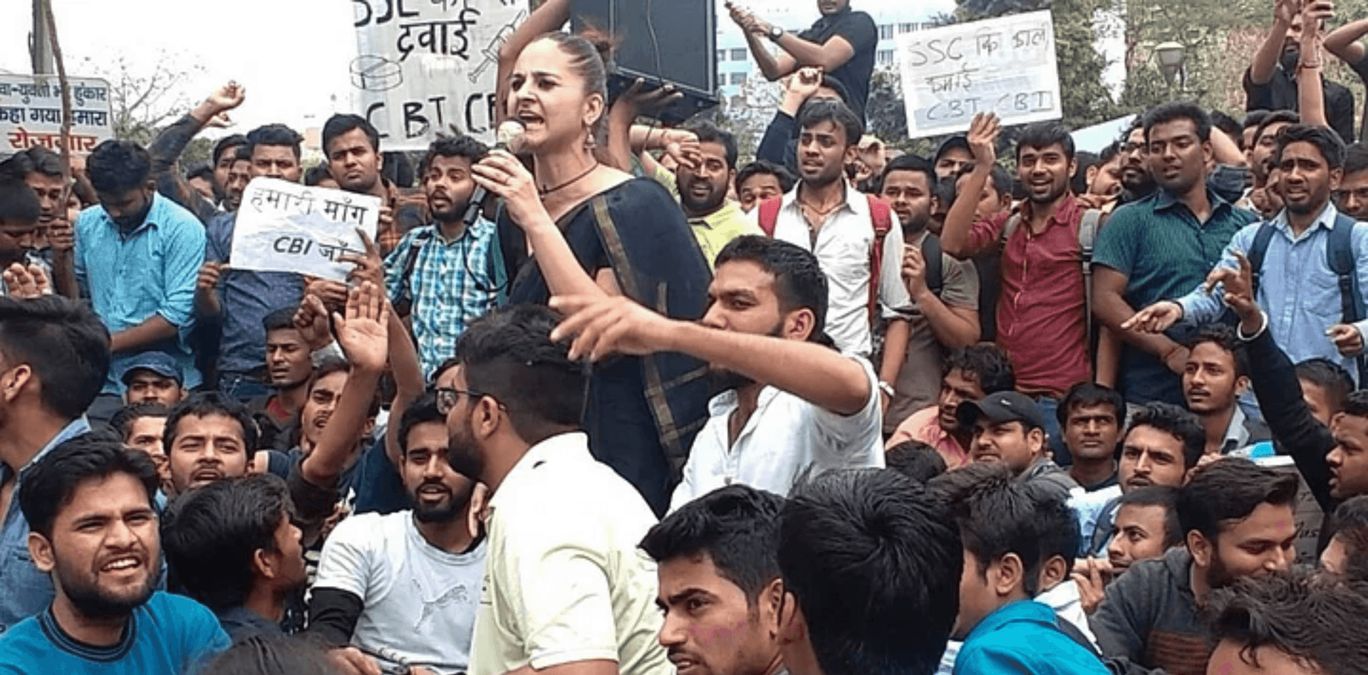 Youth Protest in Uttarkashi Over Paper Leak, Demand CBI Probe